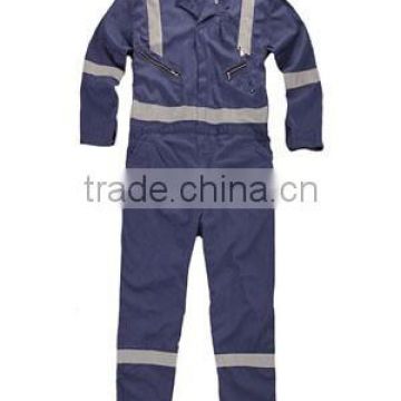 Cotton Twill Fire Retardant Safety Coverall with Reflective Tapes