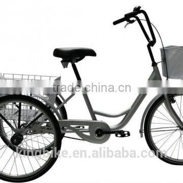 2014 cheap tricycle for adults/24" good quality shopping tricycle made in china KB-T-Z13