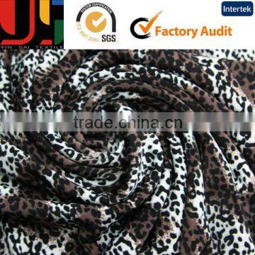 2014 New fancy Polyester spandex stretch knitted fabric	for clothing