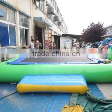 2015 new design inflatable water trampoline