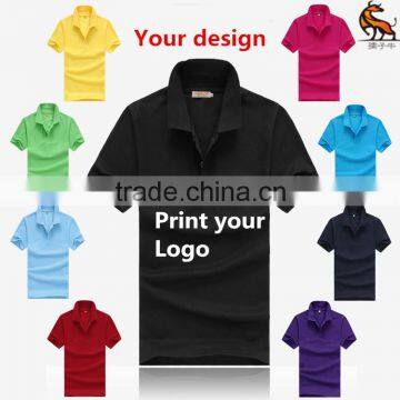 OEM Custom Print T-shirt Polo Your Design Logo Print T-shirt Service