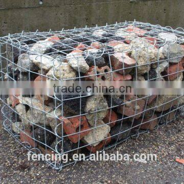 Electro Galvanized before Weaving Wired Gabion Box