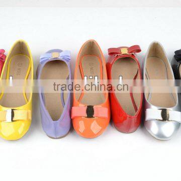 Most popular factory new style comfortable cheap pu women flat shoes