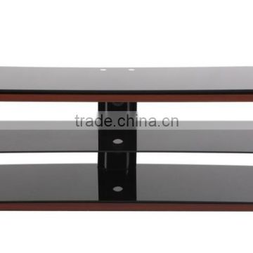 High gloss low price glass lcd led design wooden tv table RM073                        
                                                Quality Choice