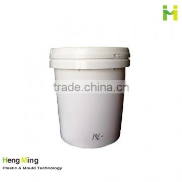 15L Plastic Bucket pail with Handle and Lid