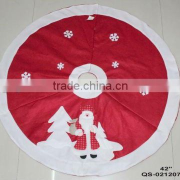 Santa claus christmas tree skirt