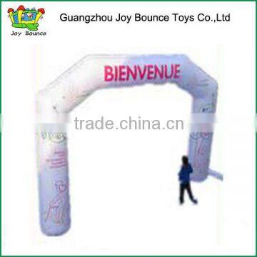 White Advertising inflatable arch with Logo for sale