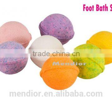 Mendior Mini Foot Bath Fizzy/bombs Natural Essence Oil Bath Salt Relax Home Funny OEM 30 g to 100 g photo-2
