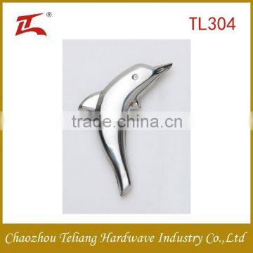 mirror polish stainless steel accessories for door design dolphins