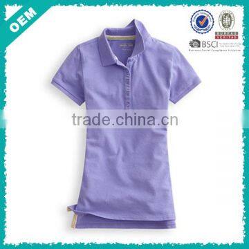 Hot sale ! latest new design t-shirts, cheap fashion women polo shirt (lyt-04000328)