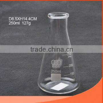 250ml clear glass reagent bottle measuring jug for laboratory
