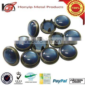 10mm Custom Pearl Snap Button With 222# Bottom