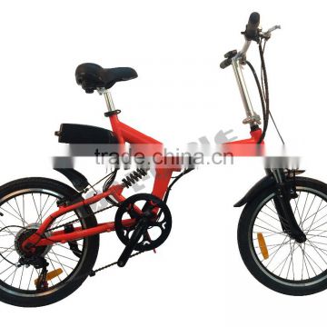 Top E-Cycle Steel Frame Mini Folding Cheap Mini Electric Folding Bike