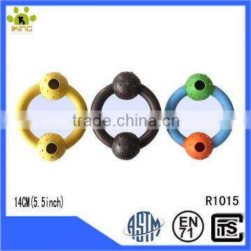 Rubber ring pet chew toy,special shape pet toys