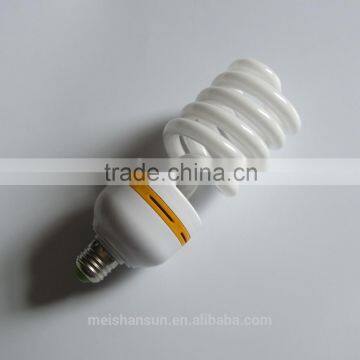 85W half spiral CFL lamp energy saving light manufactory