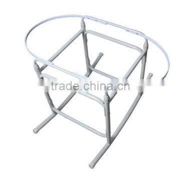 Basket Stand Metal Rocking Stand Metal Stand for Baby Moses Basket Two Side Rocking photo-4