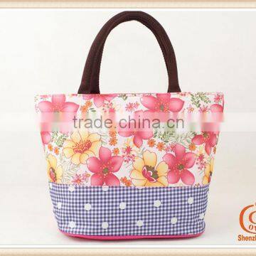 Fashion Ladies blank standard size cotton tote bag Floral Tote Bag Lovely Lady Bags                        
                                                Quality Choice