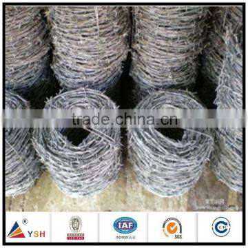 Electro galvanized barbed wire fence barbed wire per roll manufacturer