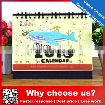 2015 Customized desk Calendar Wholesale/ Newest Design table calendar design