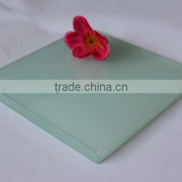 Milk white laminated glass with CE test