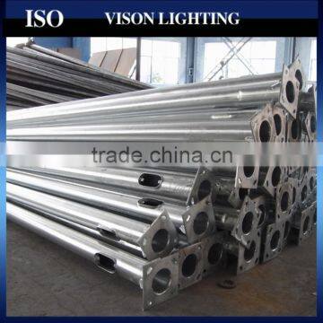 hot dip galvanized lighting pole