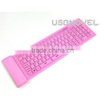 104 keys silicone keyboard with excellent touch