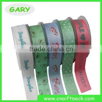 custom made ribbon grosgrain printed