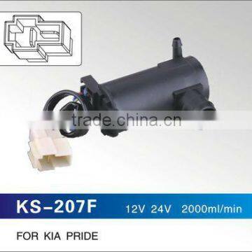 KS-207F Washer Pump for KIA PRIDE, 12V Pump, 985104B000