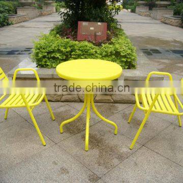 dinning chair table garden outdoor furniture steel furniture