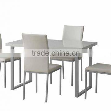 Modern MDF dining table with chairs set