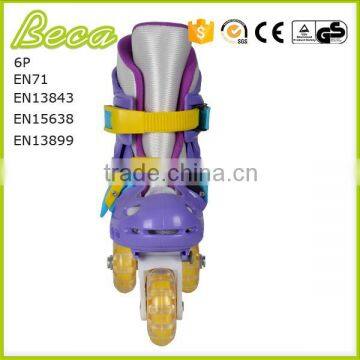 Wholesale Adjustable Plastic Pvc Wheel 3 Wheel Roller Quad Skate photo-4