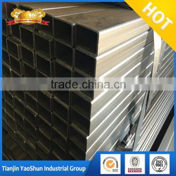 pre galvanized square box/ hot dip galvanized rectangular box/ pipe tube