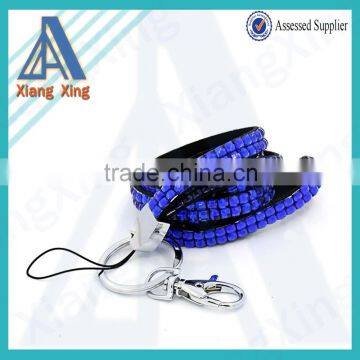 Wholesale Rhinestone Lanyard with Ring and Phone Strap