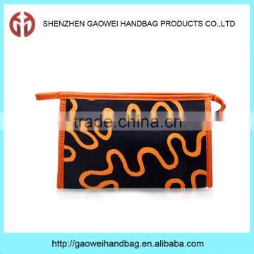 Factory high quality basics polyester material cosmetic bag 2015