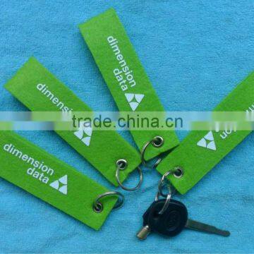 Print felt keychain Sublimation felt keychain Felt loop keychain