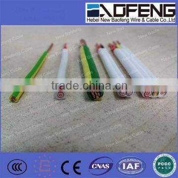 Flat Twin and Earth 2.5mm2 PVC Wire Twin and Earth 1.5mm2 PVC Wire 2 Cores Cable With Earth Wire photo-4
