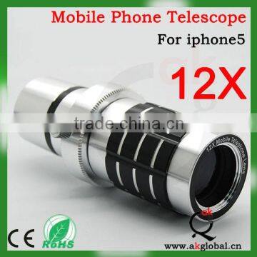 for Samsung galaxy s3 lens, 12X telescope lens for s3, 12X telescope lens for iphone 6