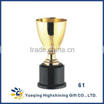 Cheap Gold Promotional Best Sale Three Sizes Small Student Metal Sports Trophies Trophy Cup