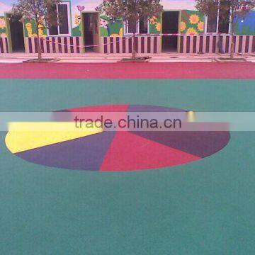 good quality guangzhou manufacturer high elasticity comfortable natural looking material for playground in college