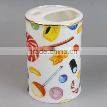 2015 New Product Ceramic Manufacturer China Bathroom Accessory, Kids Bathroom Accessory Sets, Red Bathroom Accessories Sets photo-4