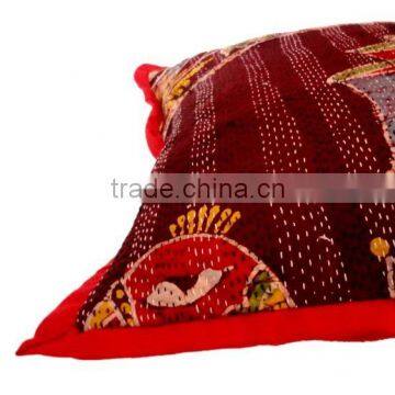 RTHCC-19 Kantha Stitching Latest Bengali Cushion Covers Home Furnishing Manufacturer and Exporter photo-4