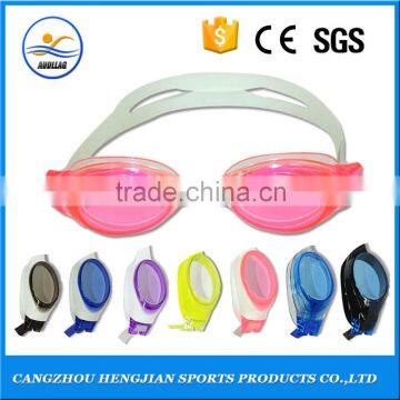 Professional custom safety comfortable silicone surf club adult swim goggles