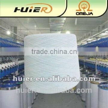 Ne12s open end optic white recycled cotton blanket yarn