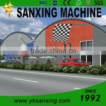 China UCM Vertical 1000-680mm Roll Forming Machine SANXING K Q SPAN photo-6