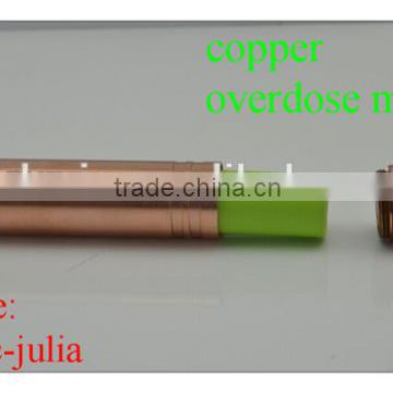 High quality mechanical mod copper overdose mod king v2 mod