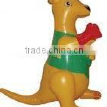 customized inflatable giant kangaroo/ pvc inflatable advertising kangaroo model/ inflatable cartoon kangaroo balloon