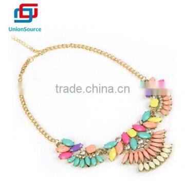 Natural Colorful Stone Necklace for Women