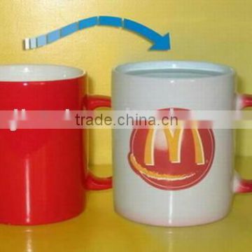 Hot Water Color Change Mug ,photo chaning mug with hot water