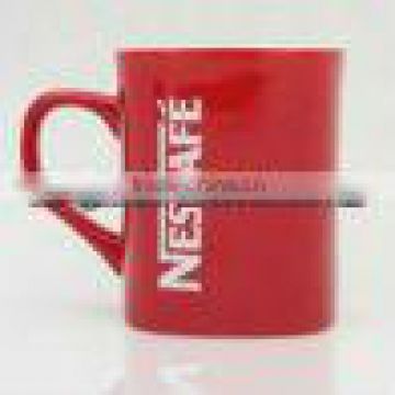 Hot 9oz Red Nescafe Stoneware Mug