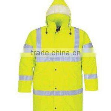 Mens reflective safety jacket for worker wear